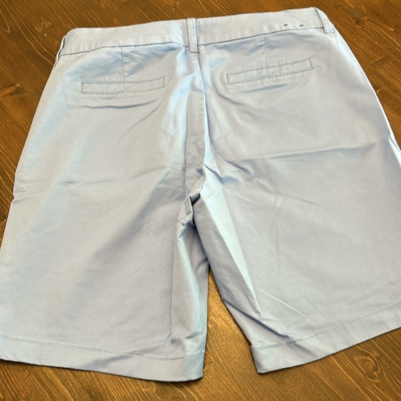 J.Crew Factory 9" Frankie bermuda chino short blue AL569 Size 8. NWOT - Picture 4 of 13